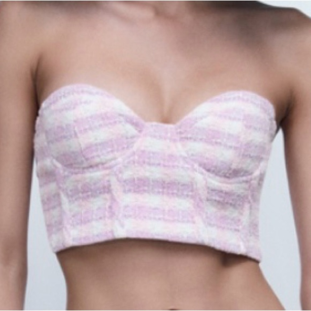 (3 for 25) NWT Zara bustier top / size M